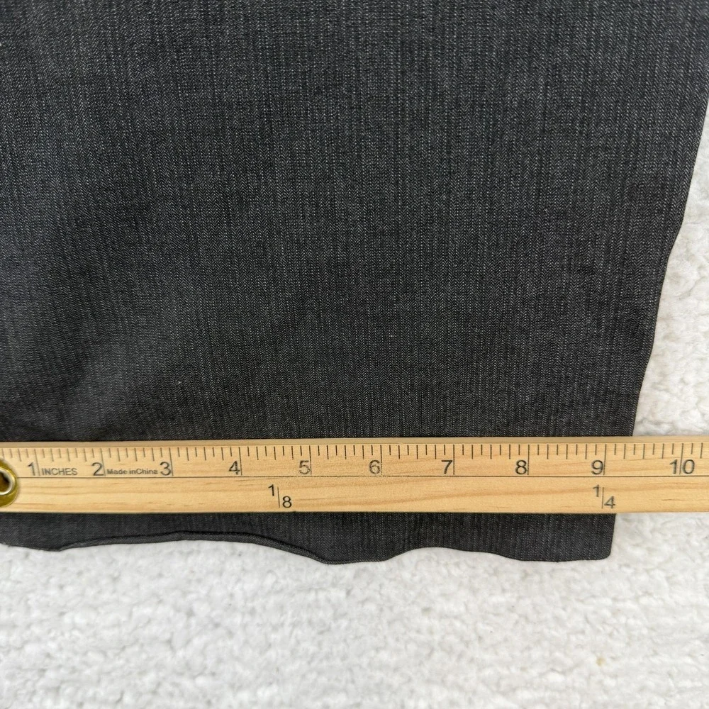 Banana Republic Dress Pants Mens 33x32 Gray Regular Fit Herringbone Stretch